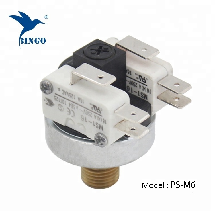 Adjustable Vacuum Pressure Switch for low vacuum application air pressure switch