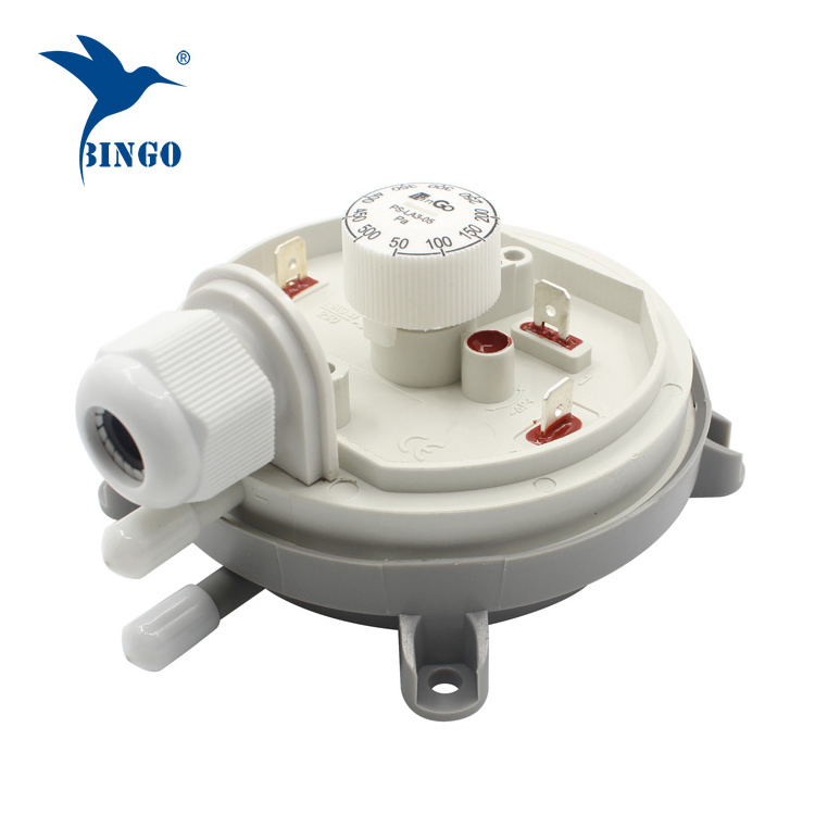 HVAC micro low differential air pressure switch