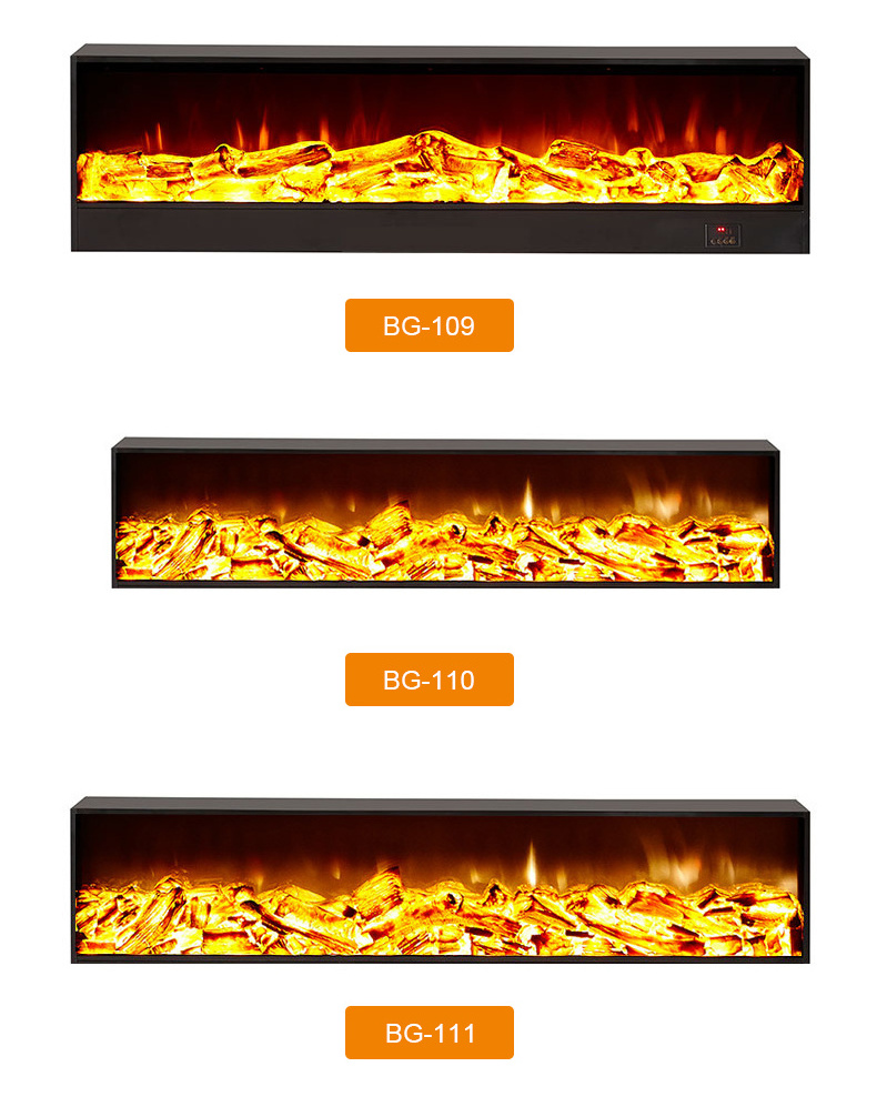 Factory Made Modern 800/1000/1200/1500/1800/2000mm 3D Electric Fireplace Water Vapor Steam Fireplace for Living Room and Hotel