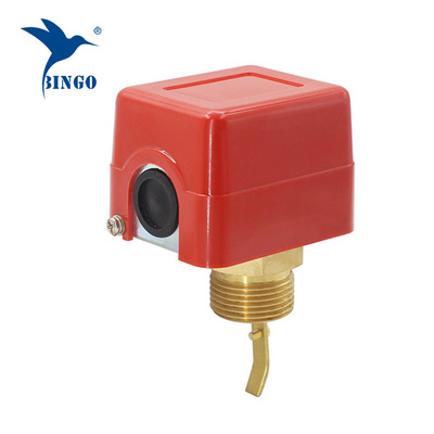 Electrical paddle type water flow switch Heater water brass plastic flow switch