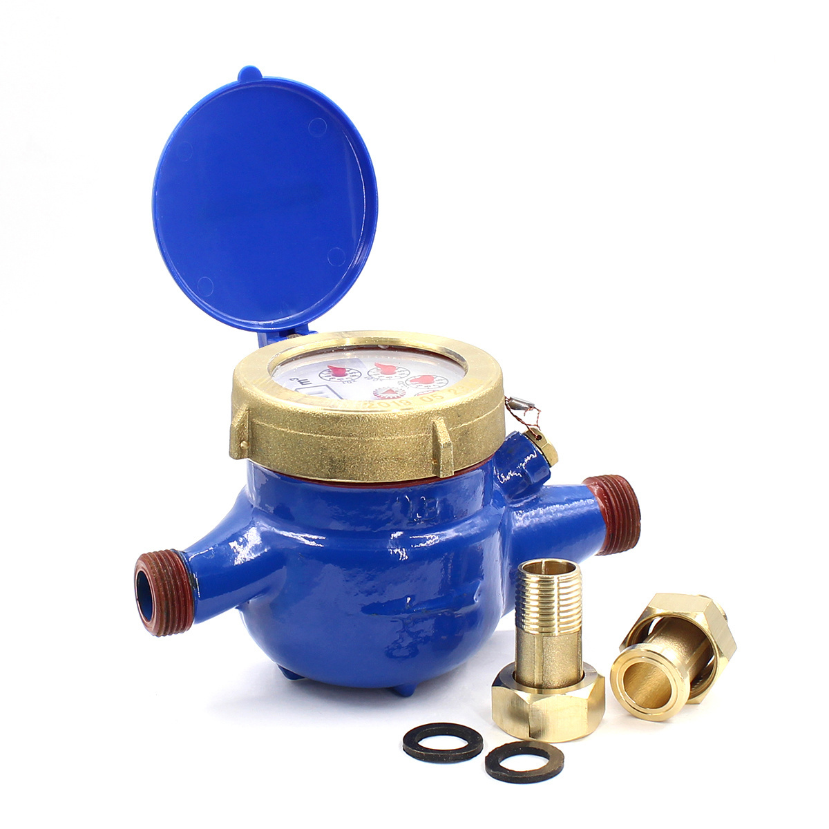 Rotor wet cold water meter Han water meter Ningbo household water meter Sanchuan tap water meter