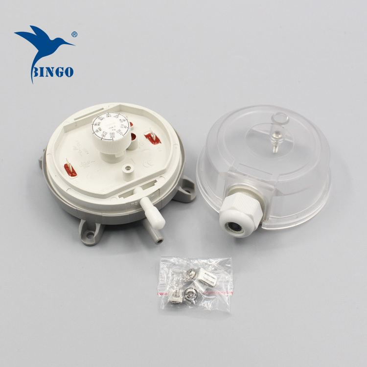 HVAC micro low differential air pressure switch