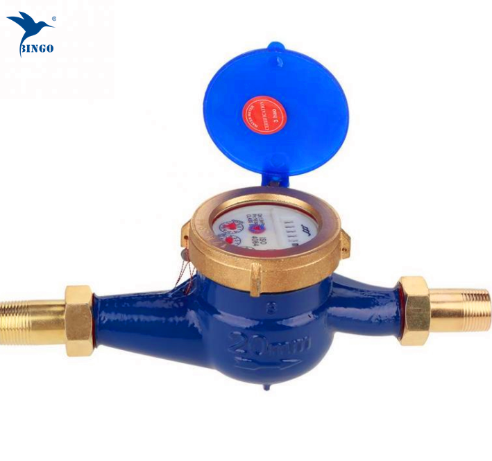 pulse output water meter or waste water meter Garden Home Single Water Flow Dry Table Measuring Tool 360 Rotary Counter Meter