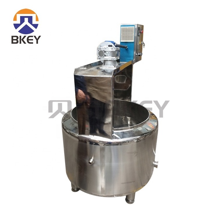 100 Liters Small Scale Cheese Vat Cheese Making Machine