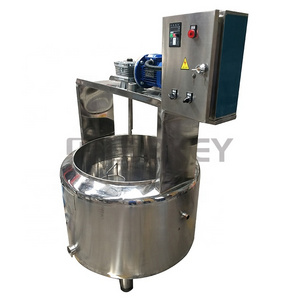 100 Liters Small Scale Cheese Vat Cheese Making Machine