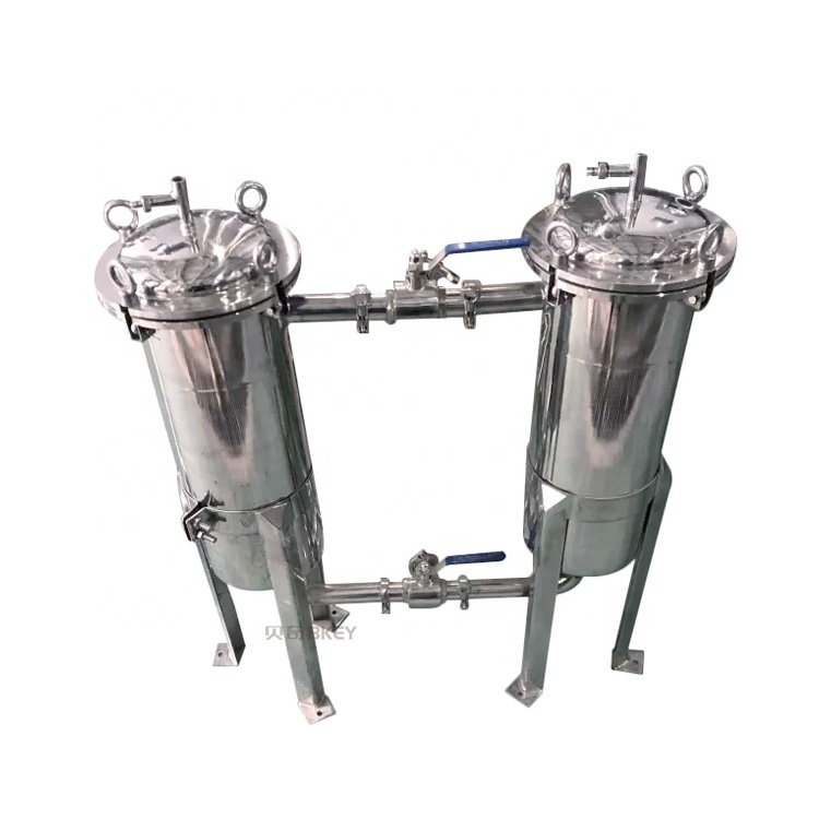 High Quality Stainless Steel Double Bag Filter Duplex Whisky Filter Liquor Filter Machine