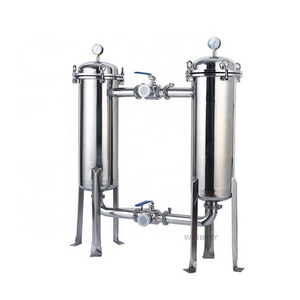 High Quality Stainless Steel Double Bag Filter Duplex Whisky Filter Liquor Filter Machine