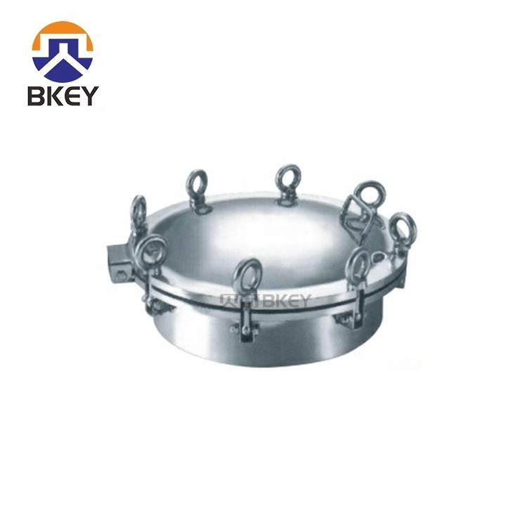 Small Stainless Steel Round Tank Manway Square High Pressure Quick Open Type Round Manhole Cover Price