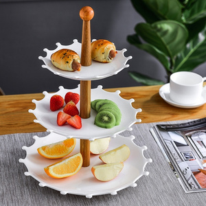 Fruit Plates for Wedding Baby Shower Birthday/Tea Party acrylic dessert table set buffet cake snack display stand