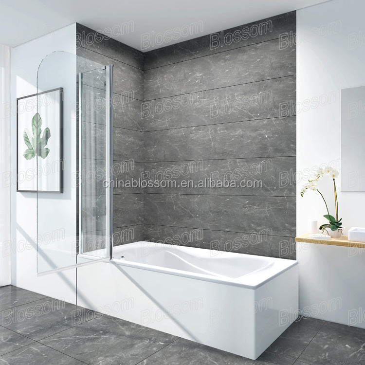 European Small Bathroom Popular Walk In Corner Shower Bath Combo