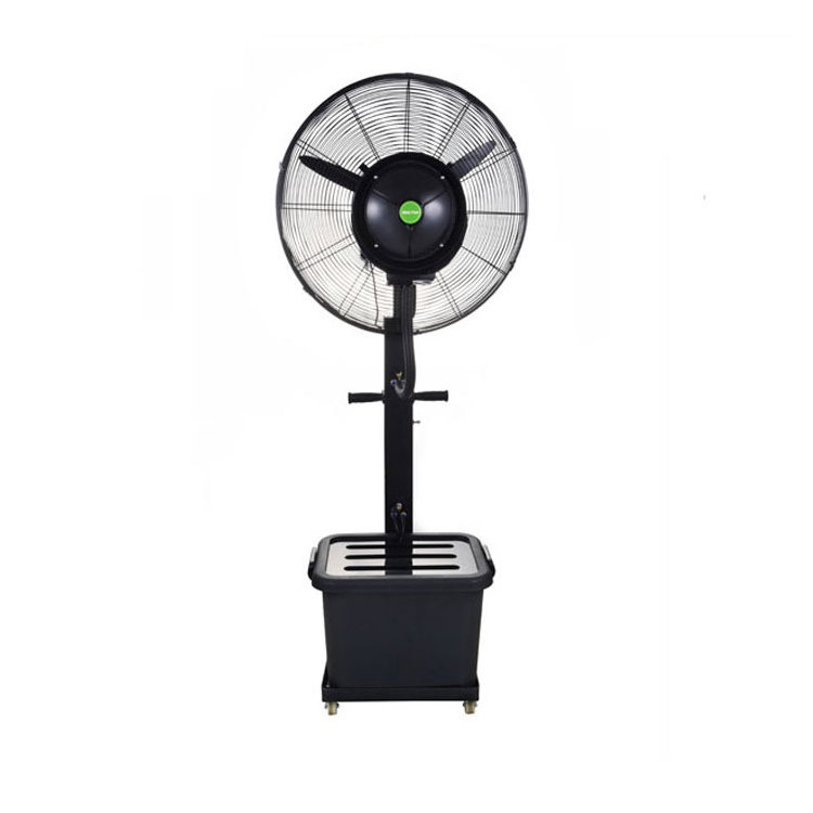 Outdoor Industrial Portable Mist Fan With Water Tank