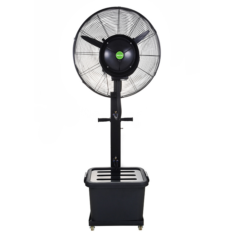 Outdoor Industrial Portable Mist Fan With Water Tank