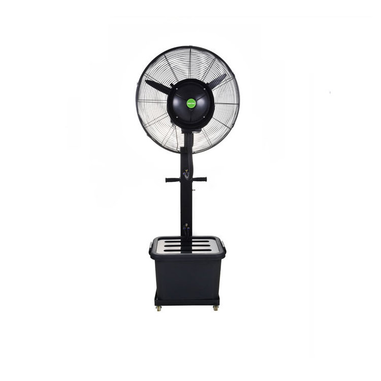 Outdoor Industrial Portable Mist Fan With Water Tank