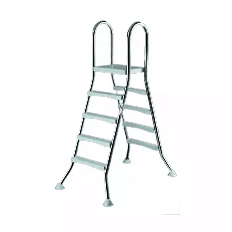 High quality deluxe 304 Stainless Steel pool ladders for above ground pool safety ladder pool ladder treads