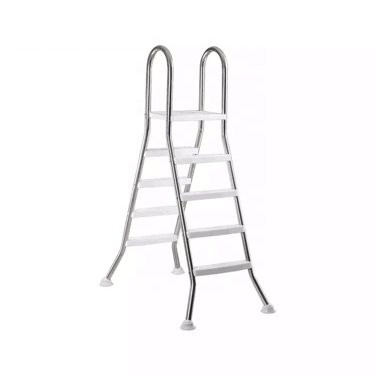 High quality deluxe 304 Stainless Steel pool ladders for above ground pool safety ladder pool ladder treads