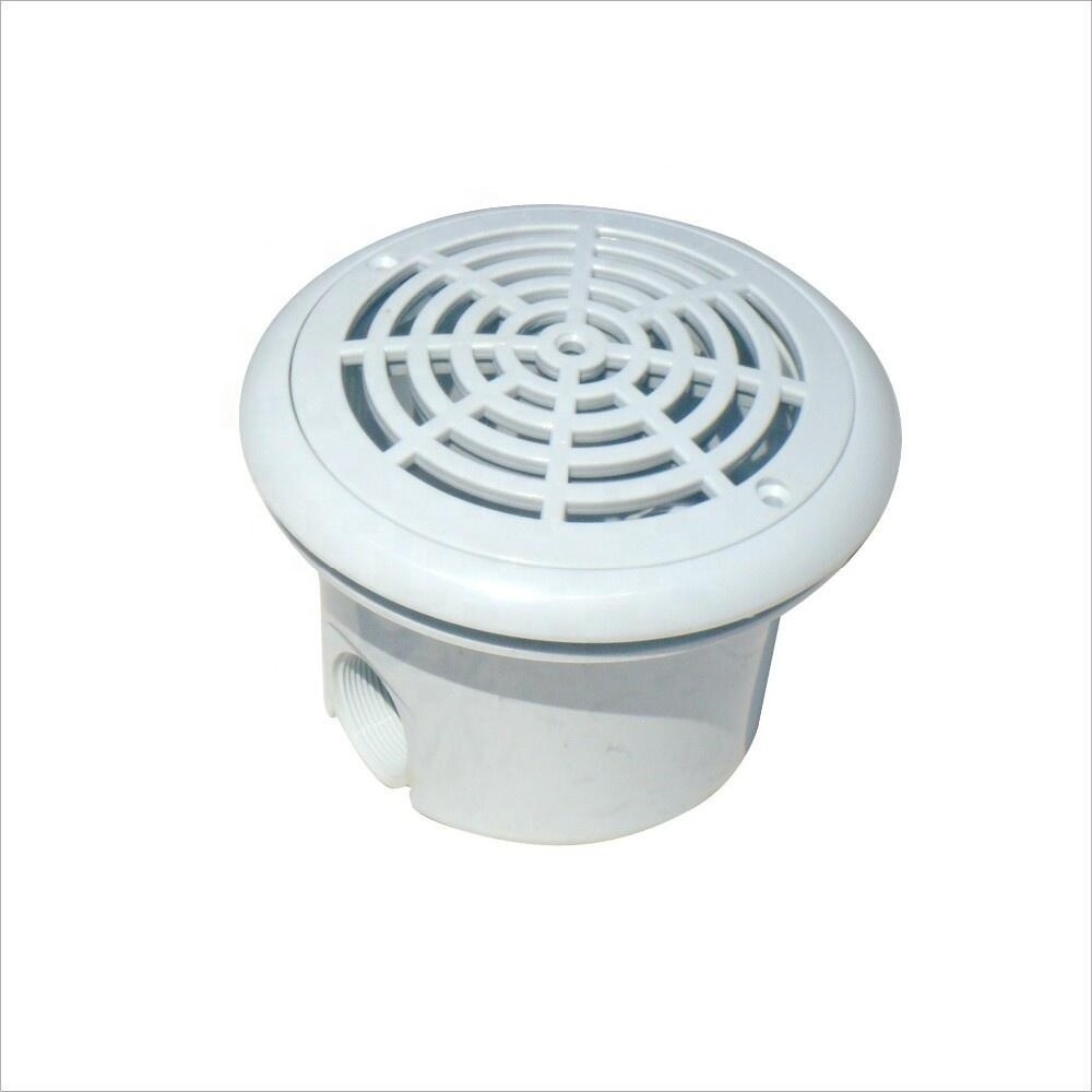 Useful pipe fitting overflow Swimming Pool accessories Gutter Drain 38mm female threaded ABS Main Drain