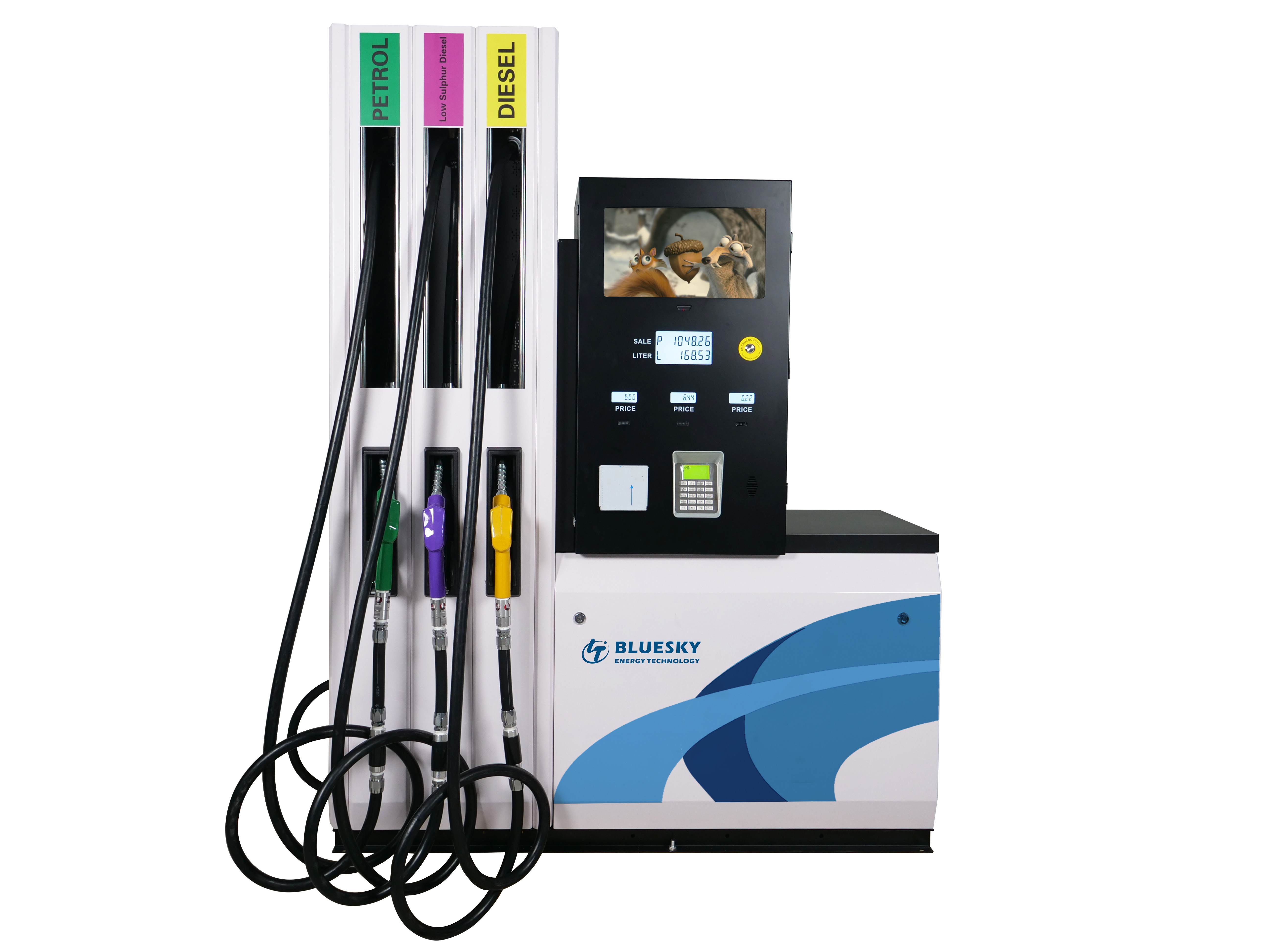 Bluesky New Petrol Pump Fuel Fuel Dispenser Double Pump Dispenser Gas Station Fuel Dispenser