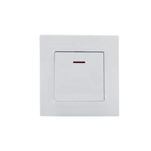 Hot sale Europe wall switch 1 gang 1 way switch with indicator