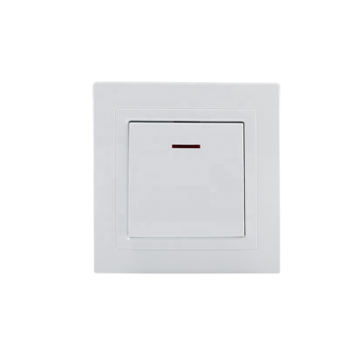 Hot sale Europe wall switch 1 gang 1 way switch with indicator