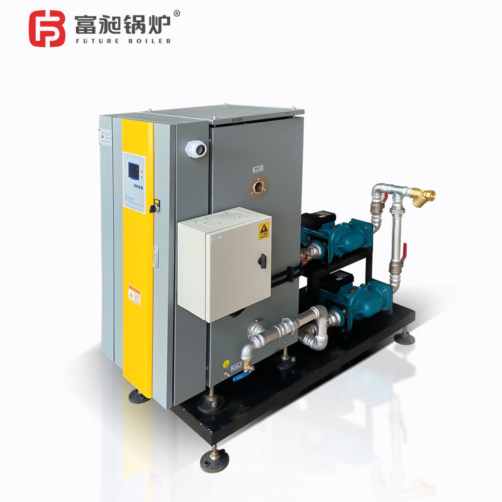 Combined electric steam generator Modular Solid Fuel Wood Pellet Hot Water Boiler