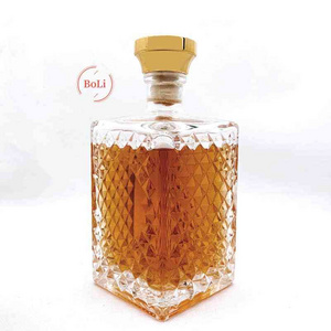 Small Empty Spirit Whisky Wine Bottle 50ml Mini Glass Alcohol Liquor Bottles