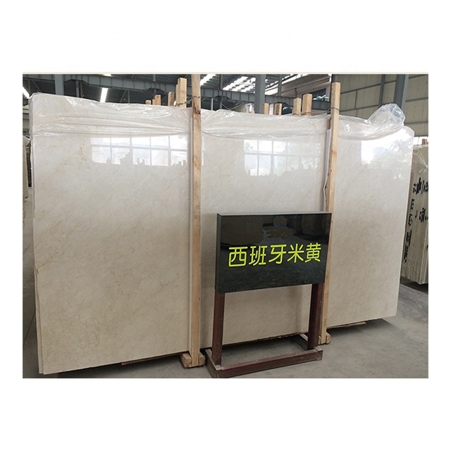 Natural Stone Crema Marfil Marble Slab Cheap Price Spain Tile Beige Design Building Wall Slab