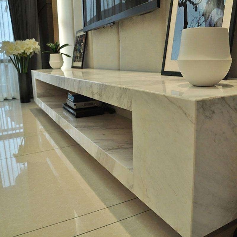 Polished Manmade Composite White Stone Faux Marble Restaurant Table Tops