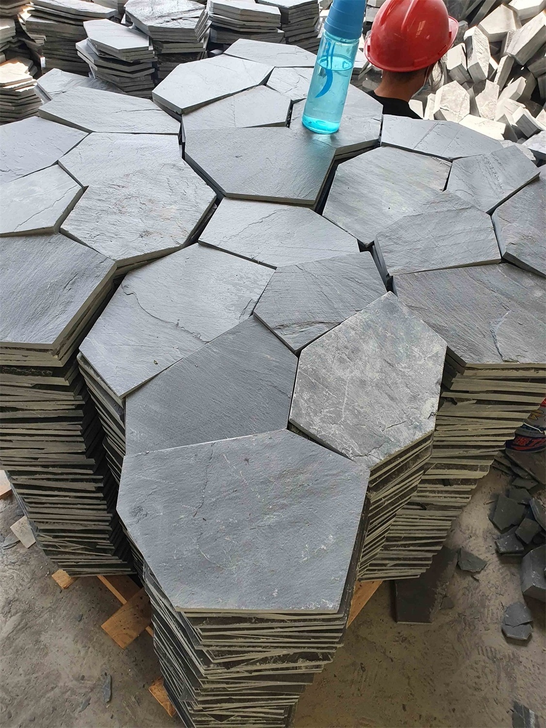 Factory Direct Sale Natural Stone Cultural Interior Wall Tiles Wall Cladding Slate Slab