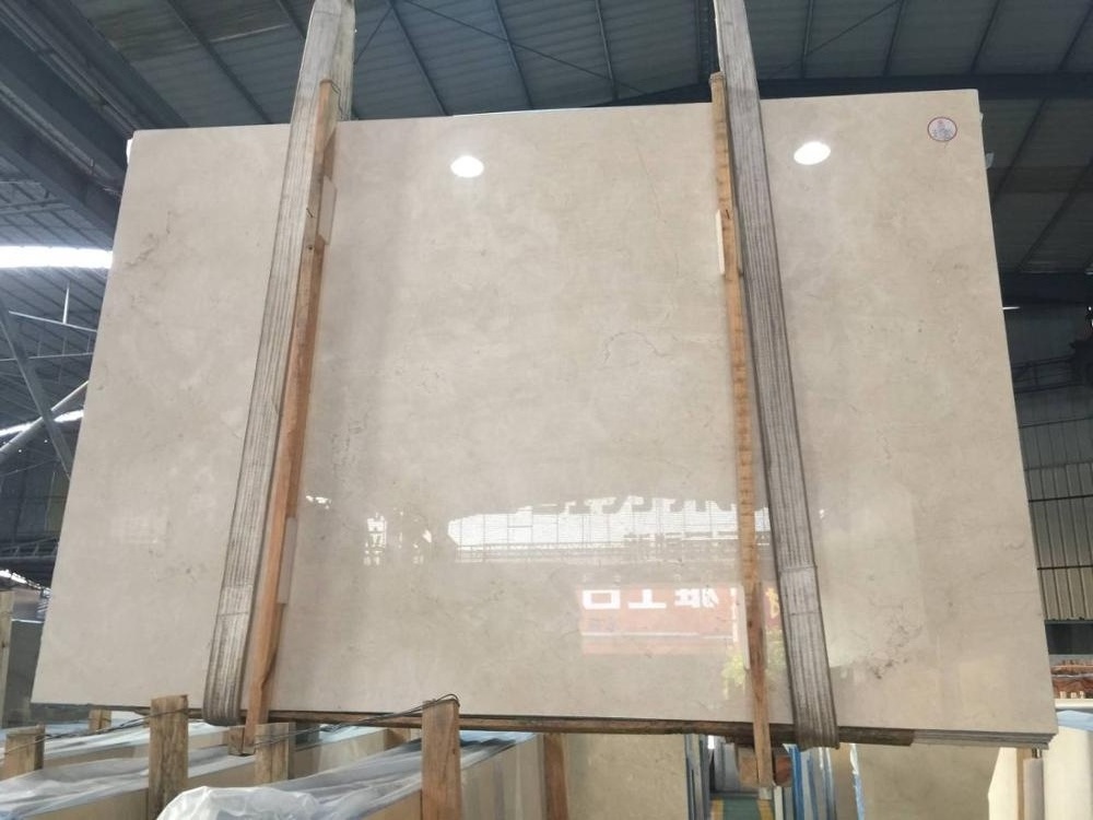 Factory Wholesale Spanish Stone Crema Marfil Beige Natural Marble Table Top Countertop