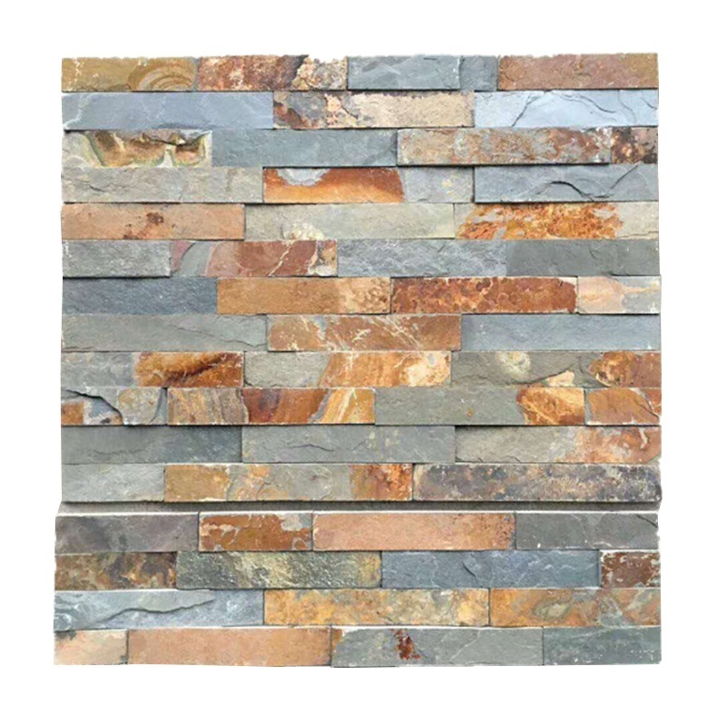 Outdoor Natural Culture Building Stone Exterior Wall Cladding Tiles Veneer Stacked Slate Culture Stone Wall Panel