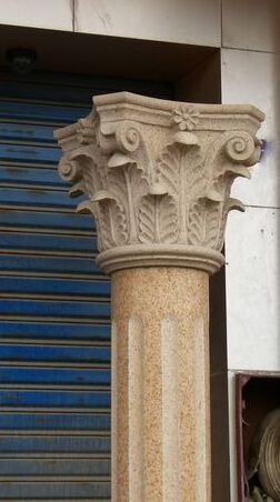 High quality and professional design natural marble roman column for outdoor