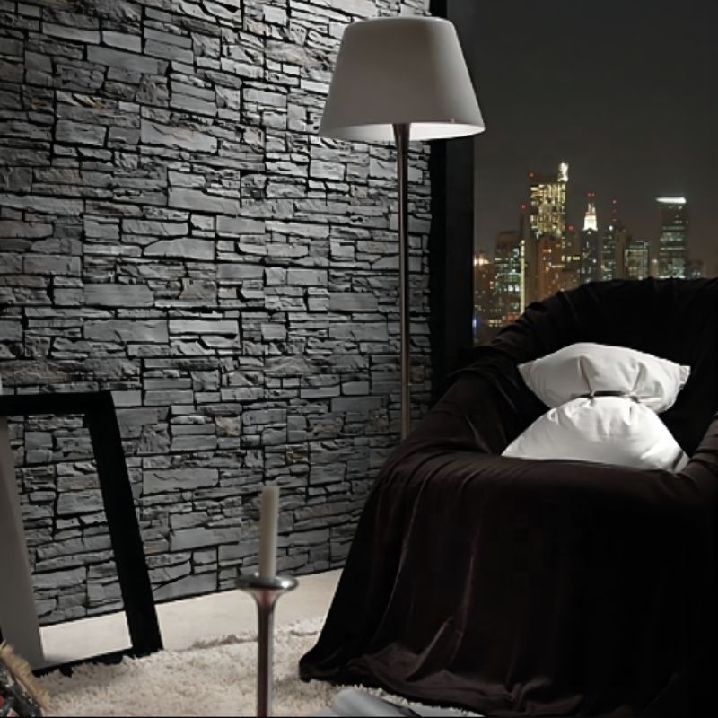 Factory Price Outdoor Artificial Slate Cladding Cultural Decorative Veneer Faux Stone Wall Panels Carbon Slate