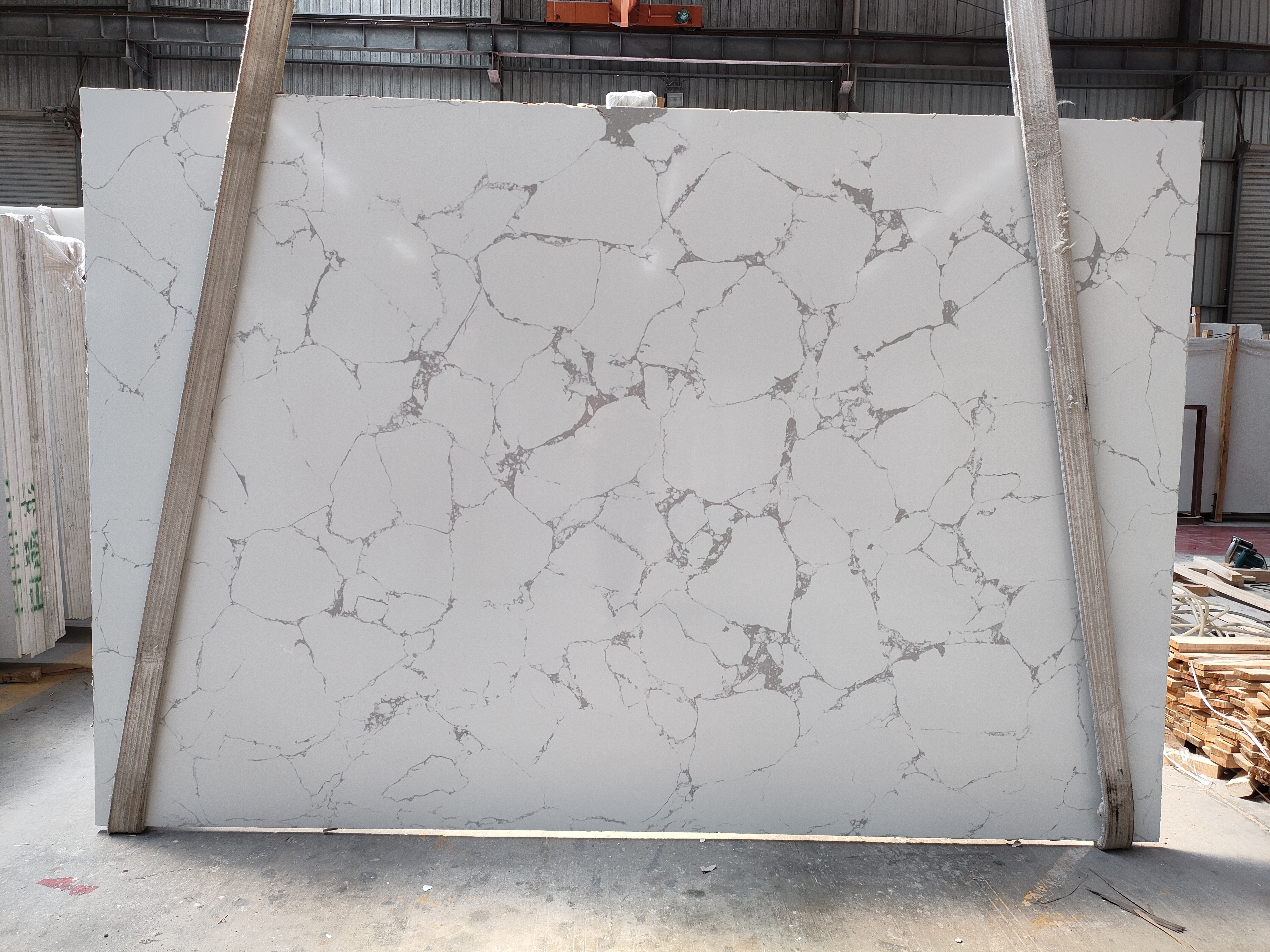 Artificial Stone Kitchen Countertop Quartz Marble Large Slab Quartz Stone Tiles