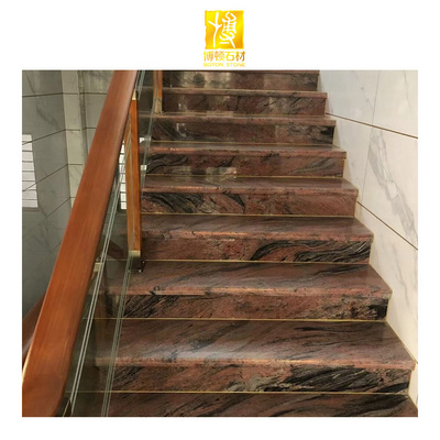 Hot sale granite marble stair steps price red granite stone column