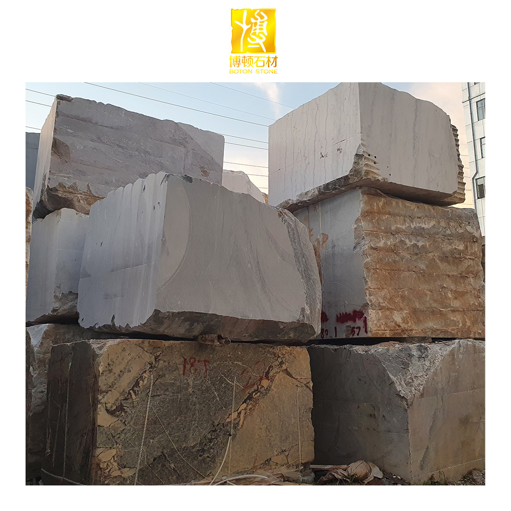 Chinese Bruce Grey Marble Blocks For Sale