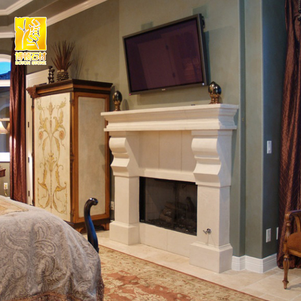 Chinese 2 sided electric Marble Fireplace for wood burning