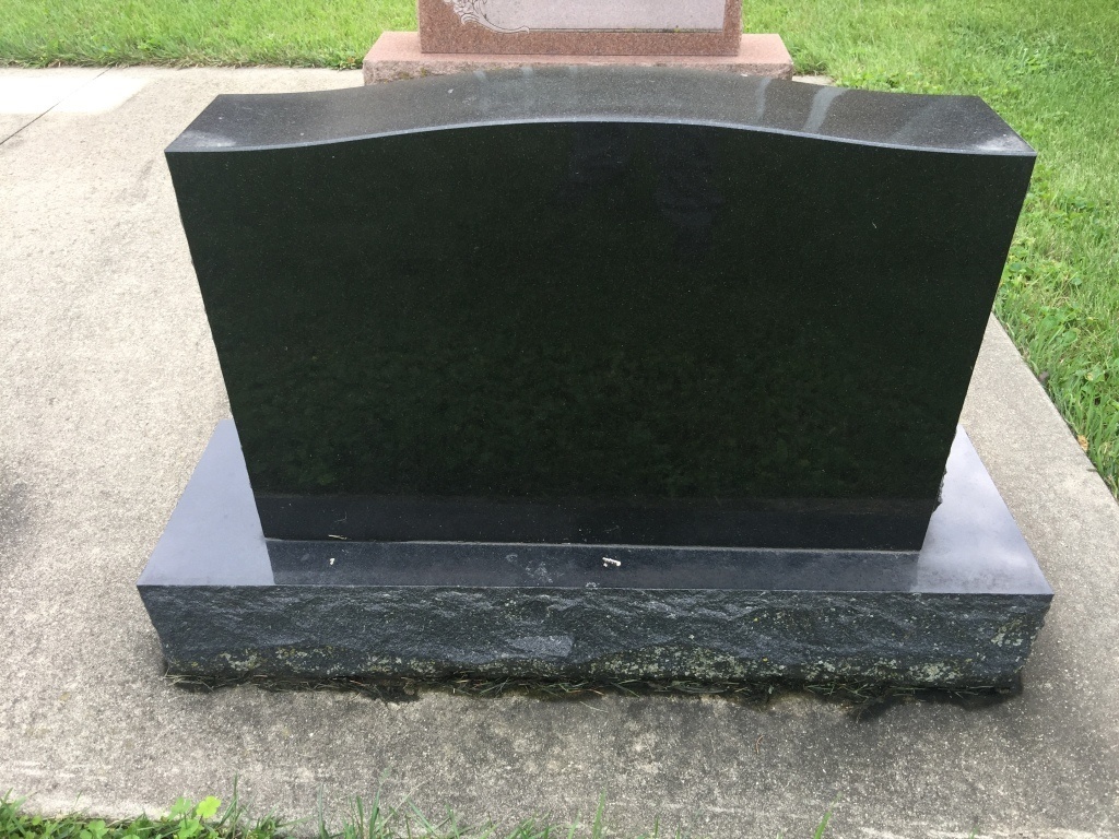 Wholesale Price Natural Stone  Modern Design Hand Carved Stone Garden Black Granite Tombstone Monuments