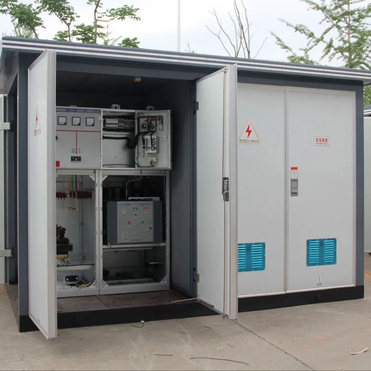 Box substation transformer switchgear electrical substation equipments electrical equipment for power substation