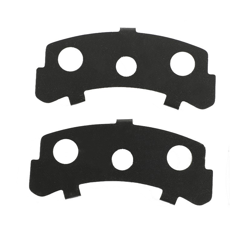 China factory Anti squeal self adhesive noise reduction clip on brake shim used for brake pads