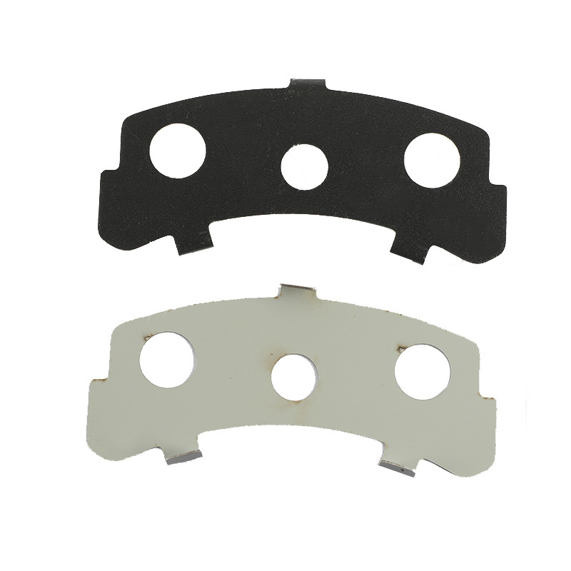 China factory Anti squeal self adhesive noise reduction clip on brake shim used for brake pads