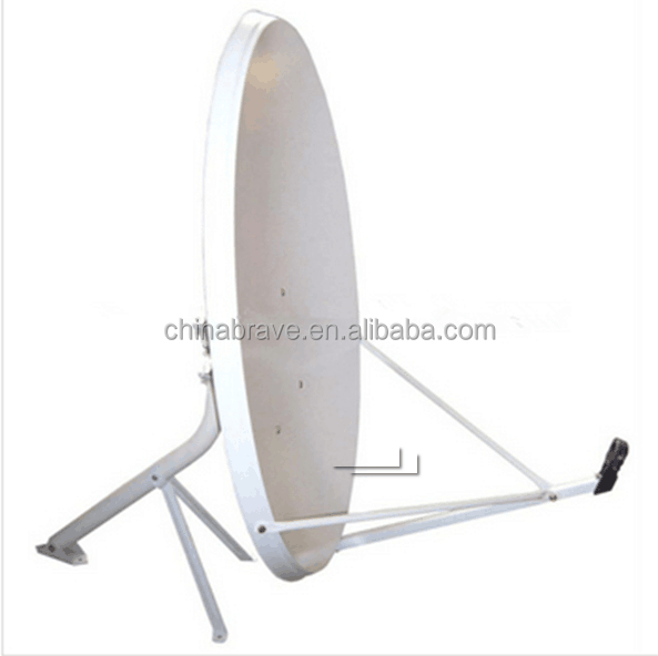 dish satellite TV antenna receiver/Ku band 60 cm satellite dish antenna