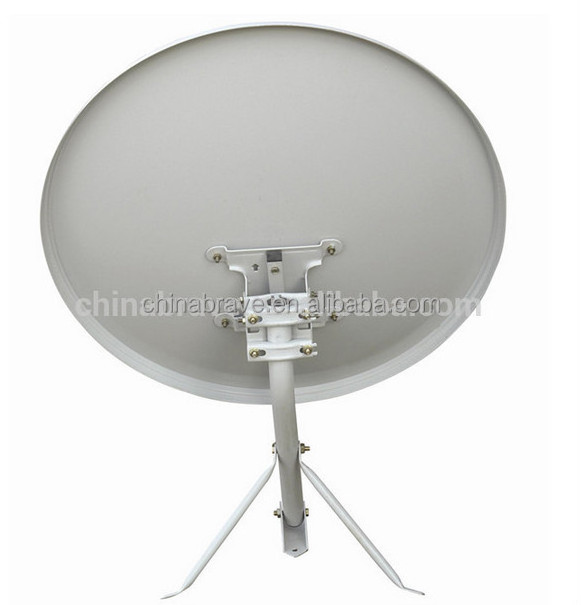 dish satellite TV antenna receiver/Ku band 60 cm satellite dish antenna