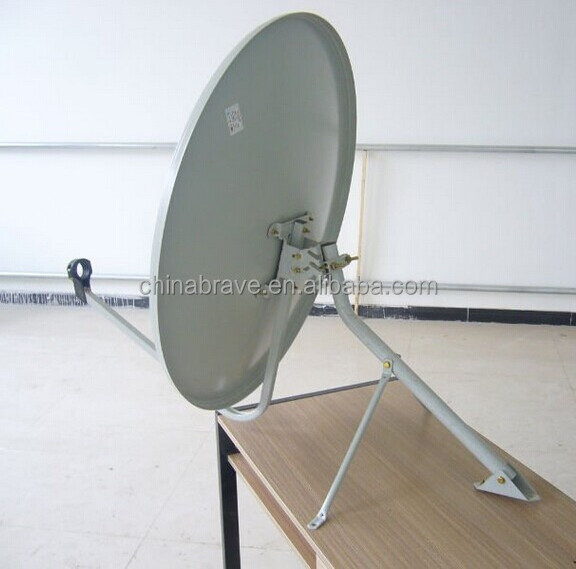 dish satellite TV antenna receiver/Ku band 60 cm satellite dish antenna