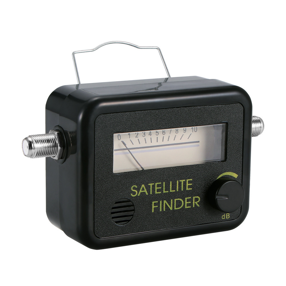 Signal Strength Meter Portable Satellite Finder Dish Net Work Analog Meter Mini Digital SAT Finder