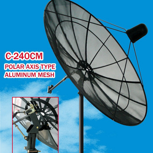 Good selling 240cm satellite dish c band dish tv antenna mesh dish antenna