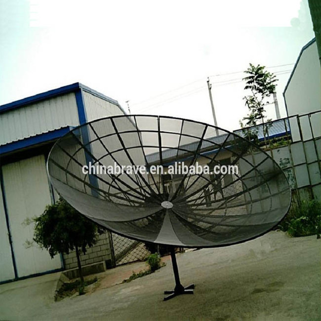 Large Size C/Ku-Band Prime Focus Mesh Satellite Dish with Cheap Price