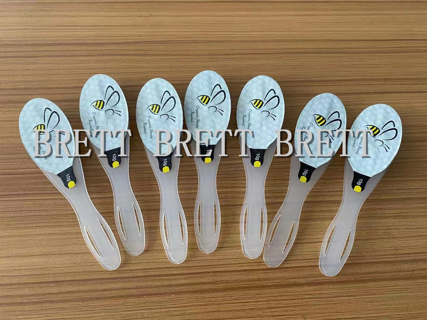 Plastic PP honey spoon Manual sealing machine packing machine