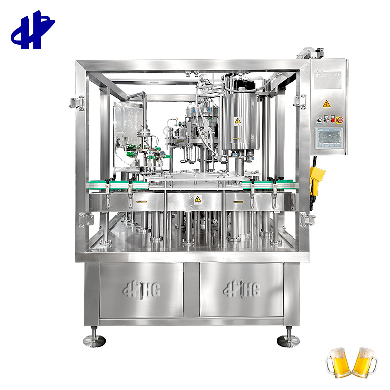 Automatic glass bottle beer keg canning filling bottling machine equipment production line for beer