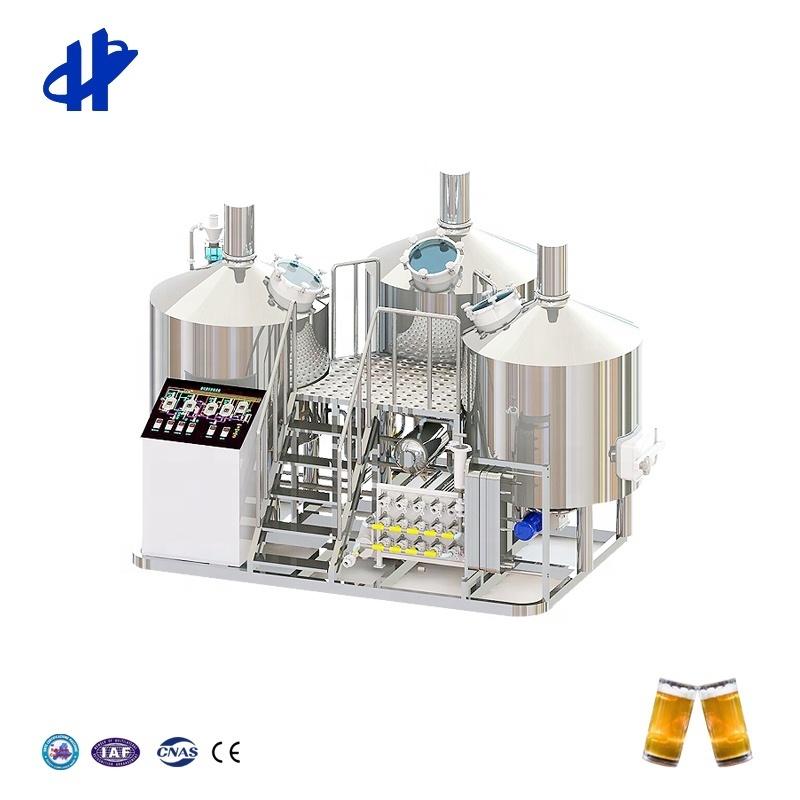 500L 600L 800L 1000L Home Beer Brewing Equipment Brewhouse System For Beerpub And Hotel