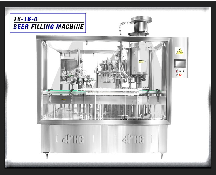 6-6-1 beer filling machine / beer keg washing and filling machine / small beer bottle filling machine